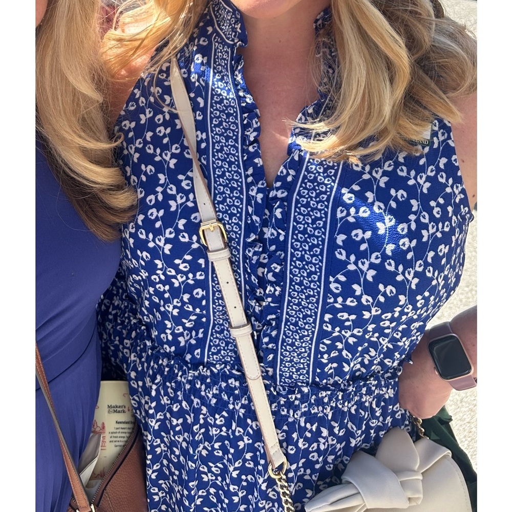 London Times Royal Blue Floral Maxi Dress